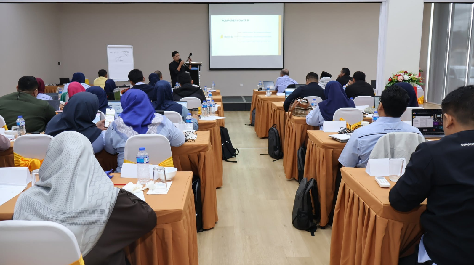 Pandangan keseluruhan kelas latihan Power BI